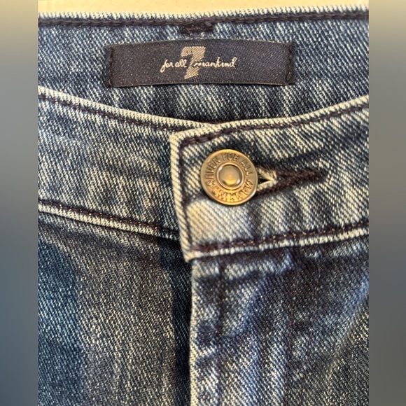 7 FOR ALL MANKIND | Mega Flare Jeans Cashmere Size 26 Retro Y2K Kendrick Lamar - Picture 6 of 9